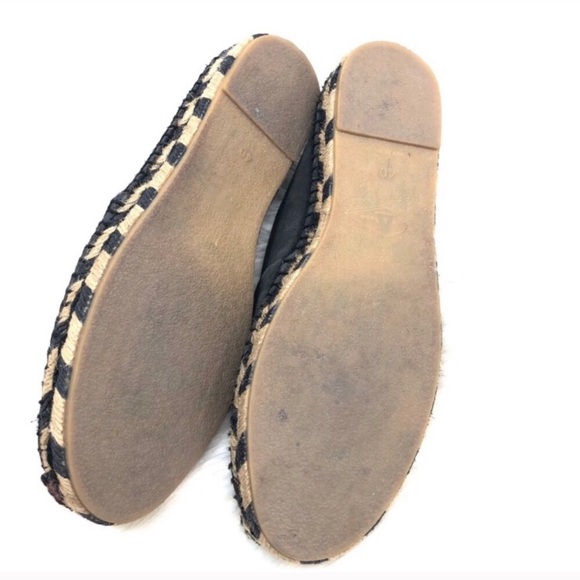 Rag & Bone Del Ray Espadrille Flats Black & Tan - Picture 6 of 8